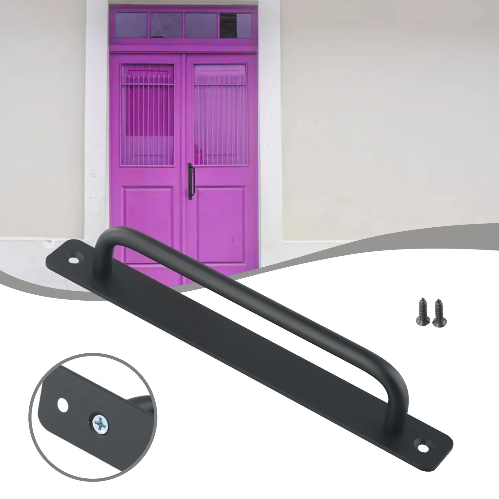 

Sliding Door Handle Aluminum Alloy Kitchen Cabinet Door Knob Furniture Drawer Pull Hardware Pull Bar Handle For Gate Toilet Door