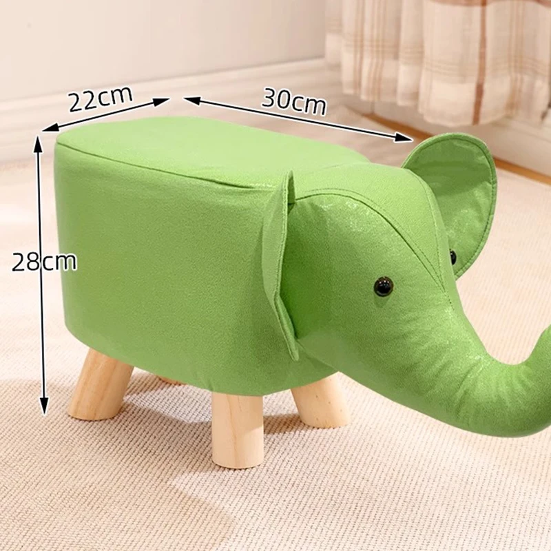 Children Study Chair Knee Child Wooden Chairs Rabbit Dining Seat Kids Wood Seat Tables Nordic Baby Chair Toddler Teddy Chaise Enfant Room Furniture