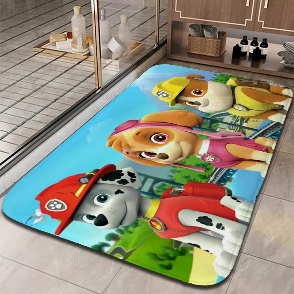 Customized P-Paw Patrol Baby Mat Home Bedroom Carpet for Kitchen Floor Noise Mat Room Rugs Custom Aesthetic Room Decoration Rug 2