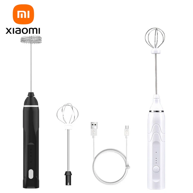 Xiaomi Mijia Portable Rechargeable Electric Milk Frother High Speeds Drink  Mixer Coffee Frothing Wand Whisk Cappuccino - AliExpress