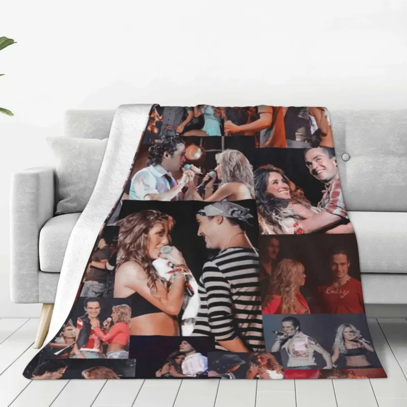 

Rebelde RBD Collage Blankets Fleece Textile Decor Multi-function Warm Throw Blankets for Home Couch Rug Piece