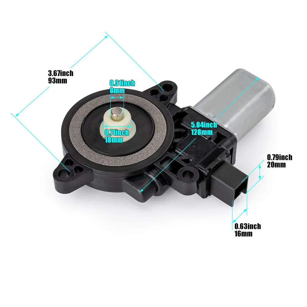 LA D651-58-58X D651-59-58X Car Door Window Glass Lifter Motor D01G