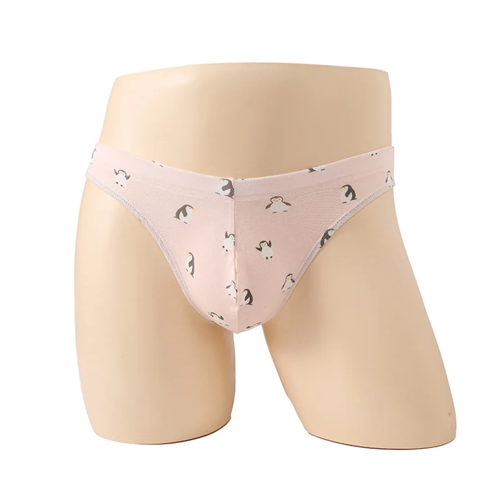 

Mens Sexy Briefs Elastic Lingerie Bulge Pouch Panties Sexy Underwear Printing Underpants Gay Lingerie Elastic Brief
