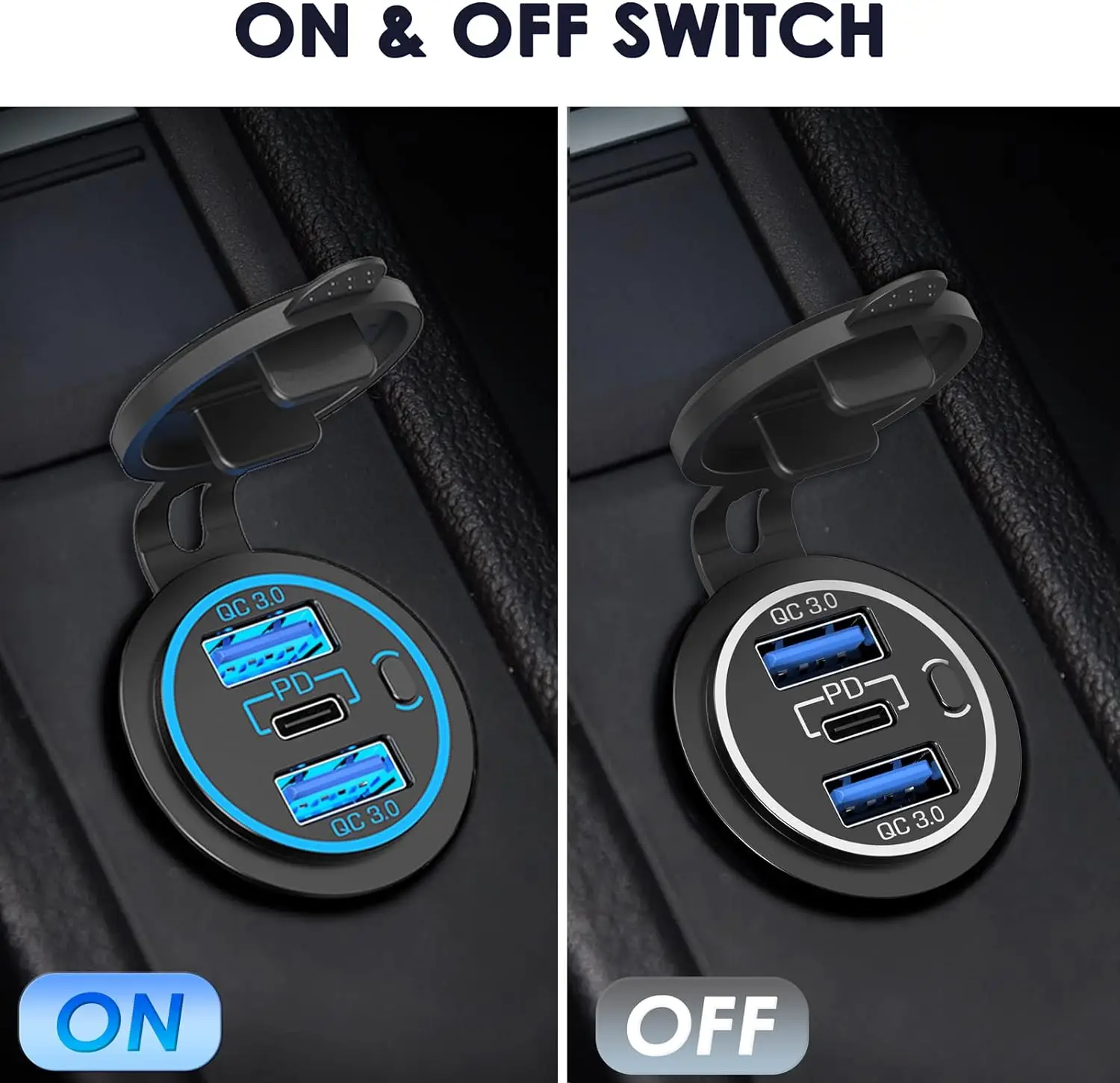     ġ  , 12V USB ܼƮ, 56W, 12V USB C, 20W PD USB-C,  18W, QC3.0,  USB Ʈ, RV 12V 