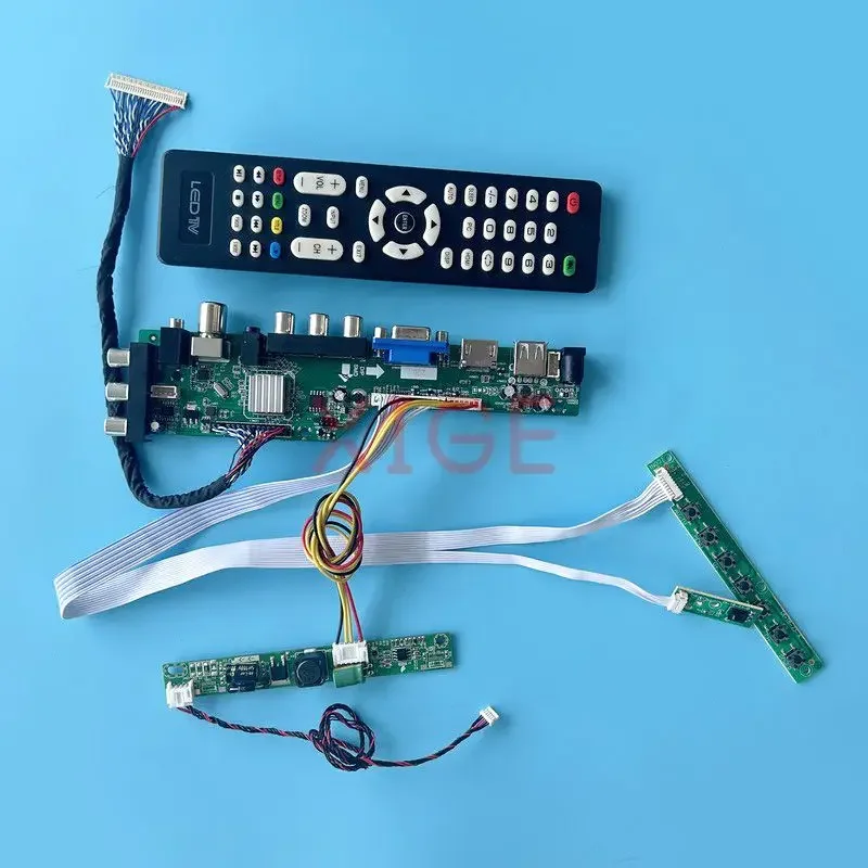 

Комплект платы контроллера драйвера для M238HAN01 M238HVN01 LCD DIY 1920*1080 AV + USB + DHMI + VGA 30Pin LVDS экран цифровой сигнал DVB 23,8"