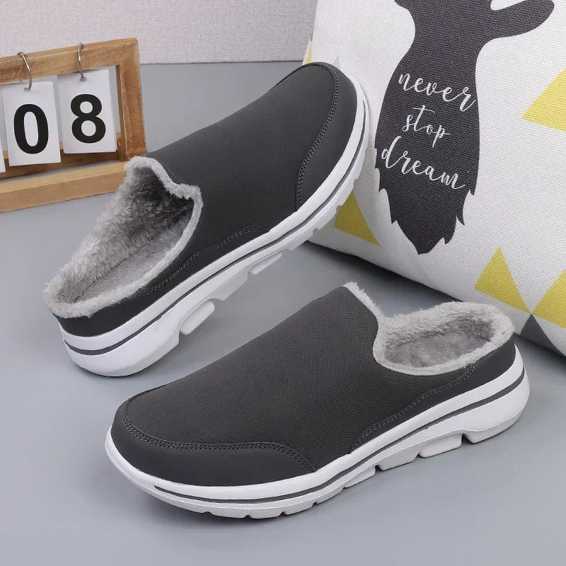 

House Room Plus Size Dropshipping Women Home Warm Big 47 Casual Men Shoes Slippers Indoor Cheap Winter Plush Lightweight