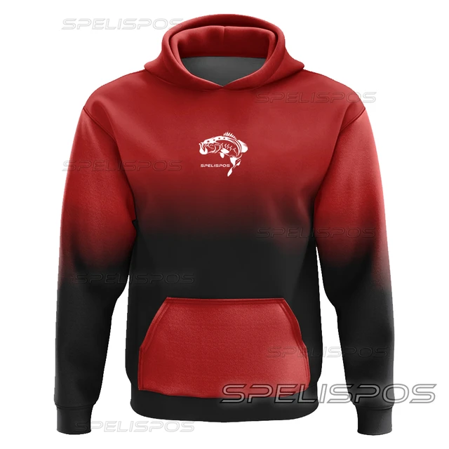 SPELISPOS Winter Men's Fishing Clothing Warm Jacket Solid Color Sweater  Casual Outdoors Sports Long Sleeve Hooded Fish Clothes - AliExpress