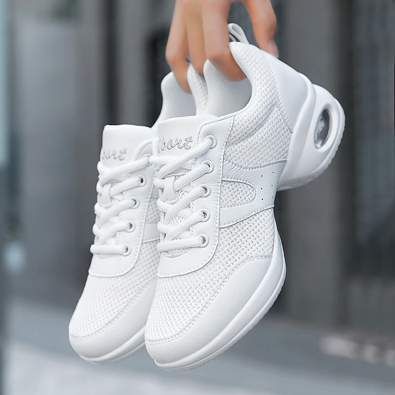 Mesh Cloth Dance Sneakers Jazz Shoes Dancing Modern Footwear Belly Contemporary Gym Dancers Leisure Sports Men Women Child Adult