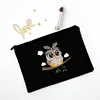 Cartoon Owl Print Print Makeup Bag Travel Neceser Toiletry Organizer Pouch Female Canvas Zipper Cosmetic Bags Best Gift 2