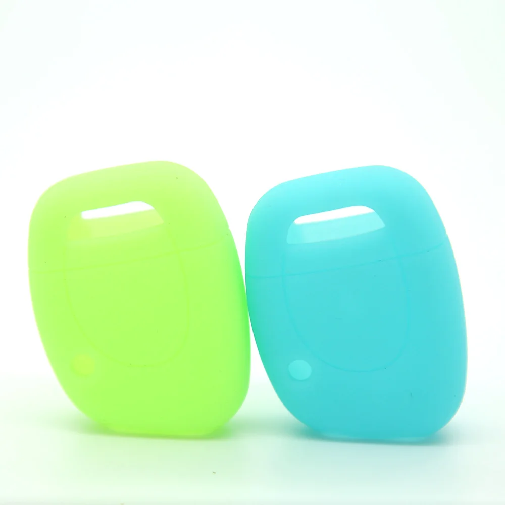 Silicone Car Key Cover Case 1Pcs for Renault Clio Kangoo Master 1 Buttons Smart Shell