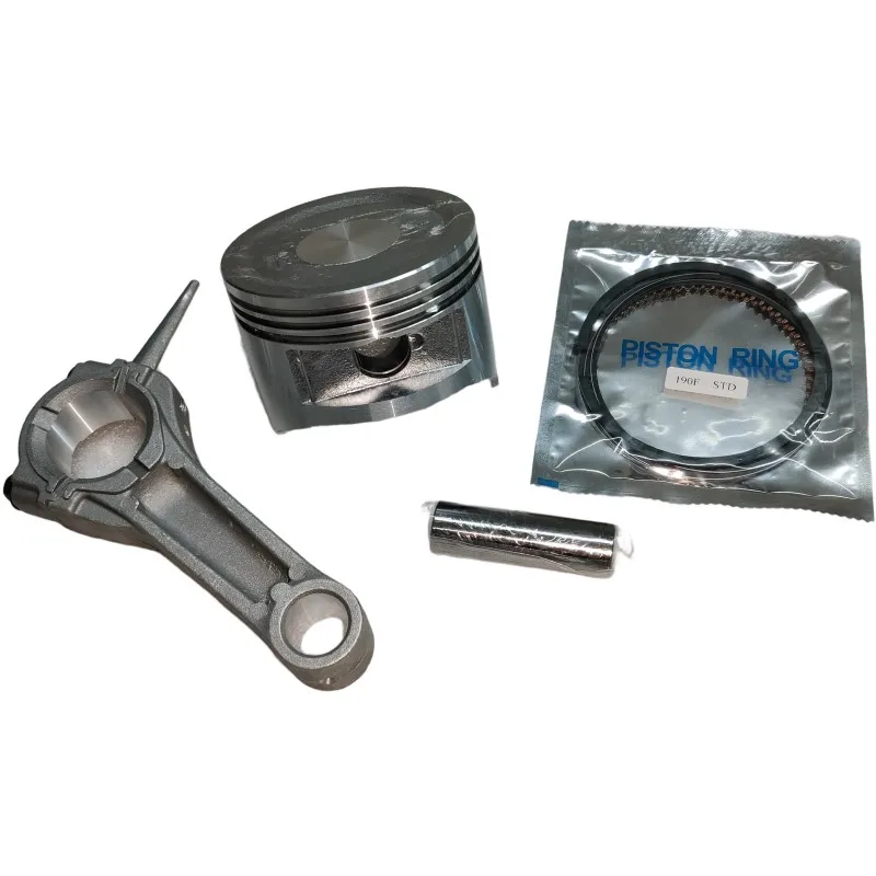 pistao kit de biela com pino anel para furo clone motor gas gnerator pecas 02