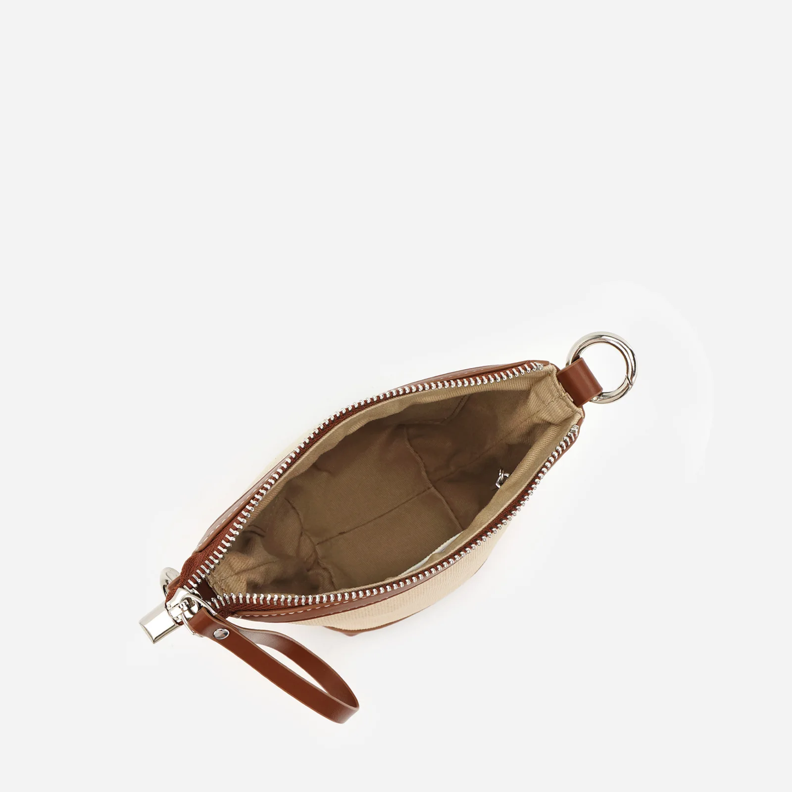 2023 Summer Canvas Bucket Bags for Women Fashionable Genuine Leather Shoulder Bag with Zipper Small Color-Block Crossbody Bag