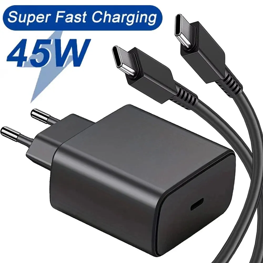 삼성 USB C 충전기 PD 고속 충전 3.0, 갤럭시 플러스, USB C 타입 케이블, 휴대폰 충전, 45W 삼성 USB C 충전기 PD 고속 충전 3.0, 갤럭시 플러스, USB C 타입 케이블, 휴대폰 충전, 45W