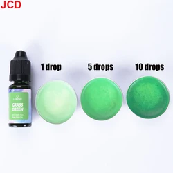 Vibrant Liquid Candle Dye - 18 Color Set for Aromatherapy Candles, Soy Wax, and DIY Projects - Safe & Natural (Grass green)