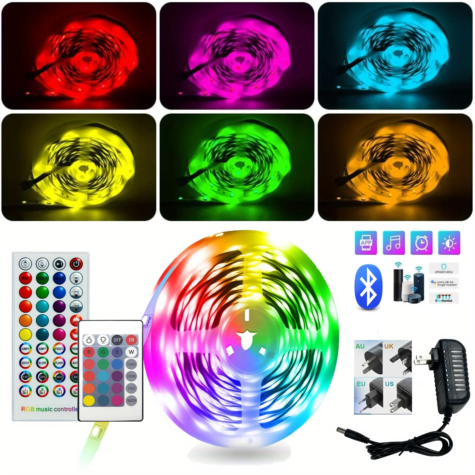 

Гибкая лента RGB 5050/SMD3535, 5-30 м, 12 В постоянного тока