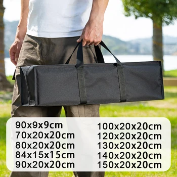 Oxford Cloth Mobile Luggage Bag Outdoor Waterproof Tent Storage Bag Tripod Monopod Storage Bag Foldable Large Handbag