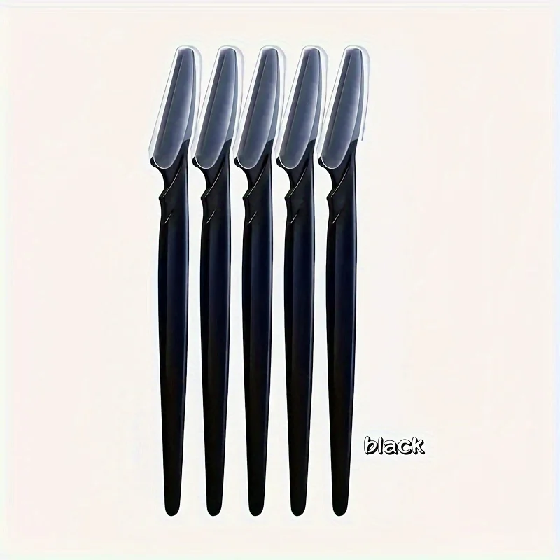 3/5/6/12/24 Adet Çok Fonksiyonlu Kaş Jilet Seti - Hassas Kırpma, Şekillendirme, Kolay Kavrama Saplı Yüz Epilasyon Aracı