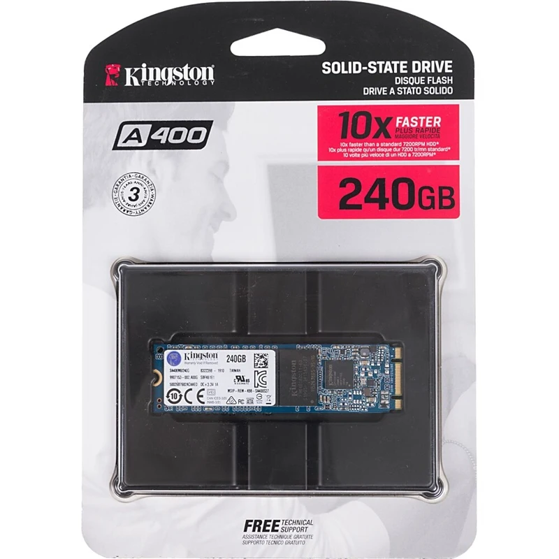 SSD Kingston SATA III 240GB sa400m8/240g A400 M.2 2280 | Компьютеры и офис