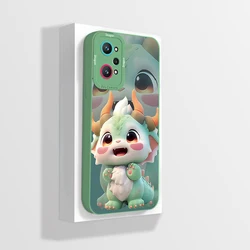 Panda Original Liquid Silicone Shockproof Phone Case for Realme GT2 (Green - C11)
