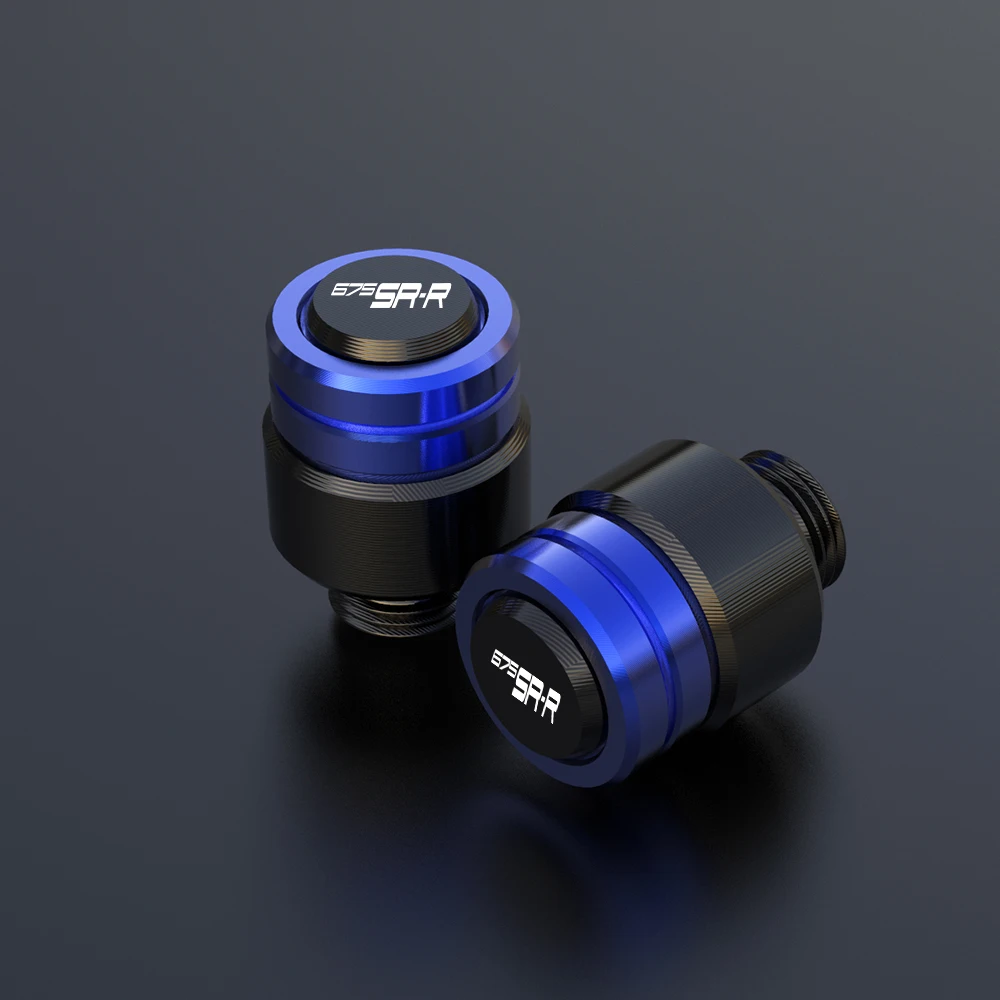Motorcycle Rearview Mirror Plug and Tire Valve Stem Caps Cover