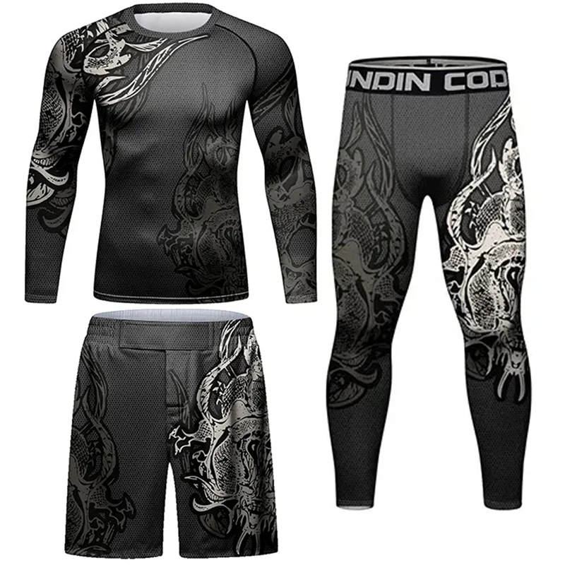 MMA Jiu Jitsu Rashguard T-shirt sports apparel mens t shirt