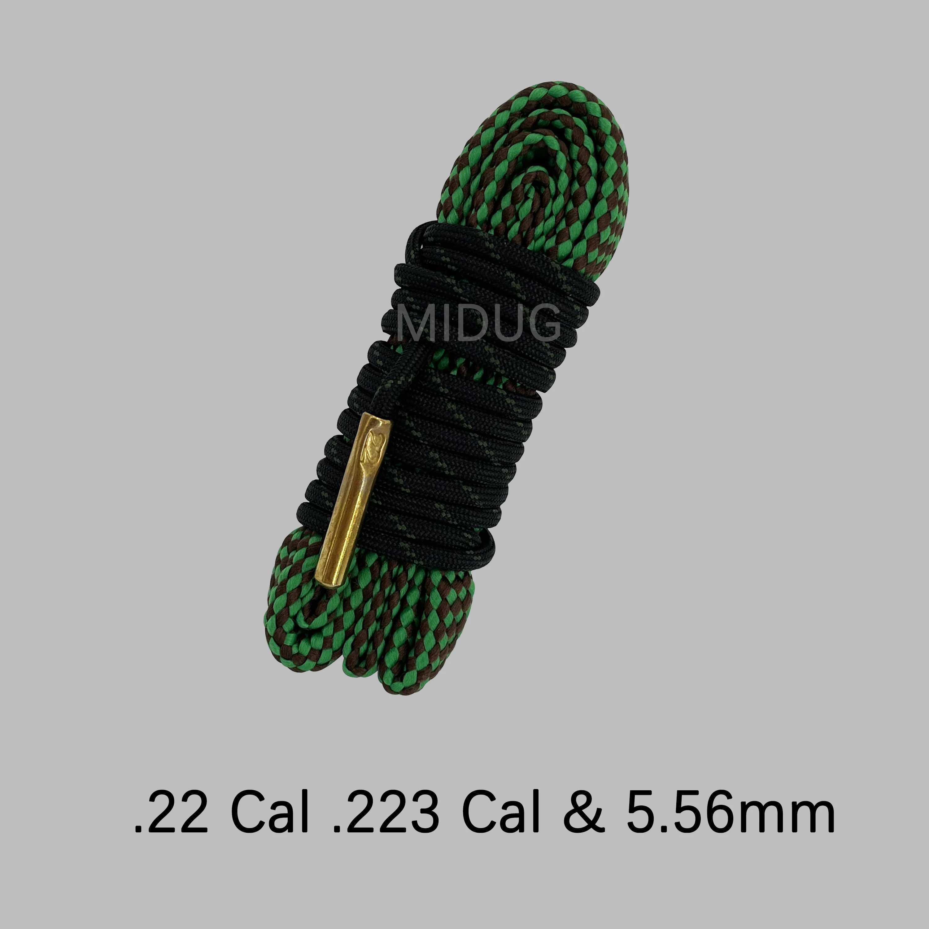 Gun Cleaning Kit 12 GA Rifle Bore Clean Snake Barrel Bore Brush Rope for 9mm .22 .223 5.56mm .308 7.62mm .44 .45cal Pistol