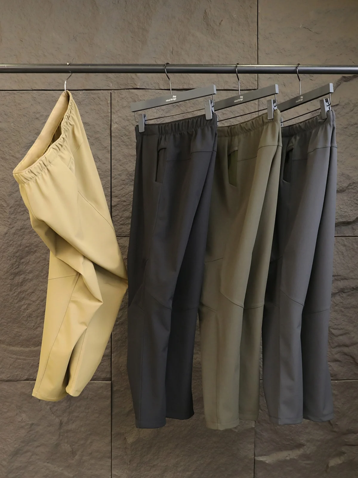 Outdoor Climbing Pants Men's Fce Lined Casual Sports Commuter Long Trousers Autumn Winter New Sle Mountain Series Soft S...