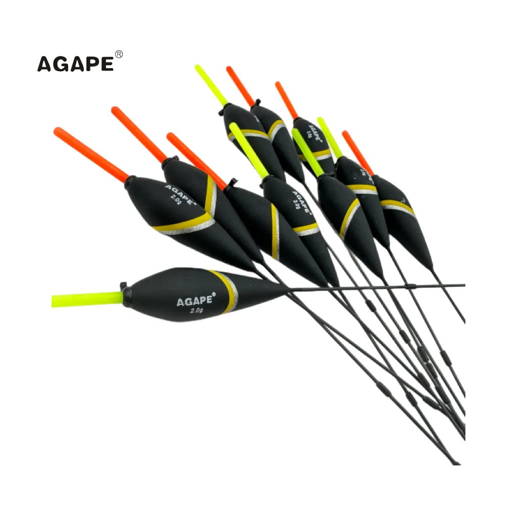Carp Balsa Fishing Float Floats Bobber Fluctuator 0.5/1.0/1.5/2.0G Buoyancy Fishing Accessories 10pcs