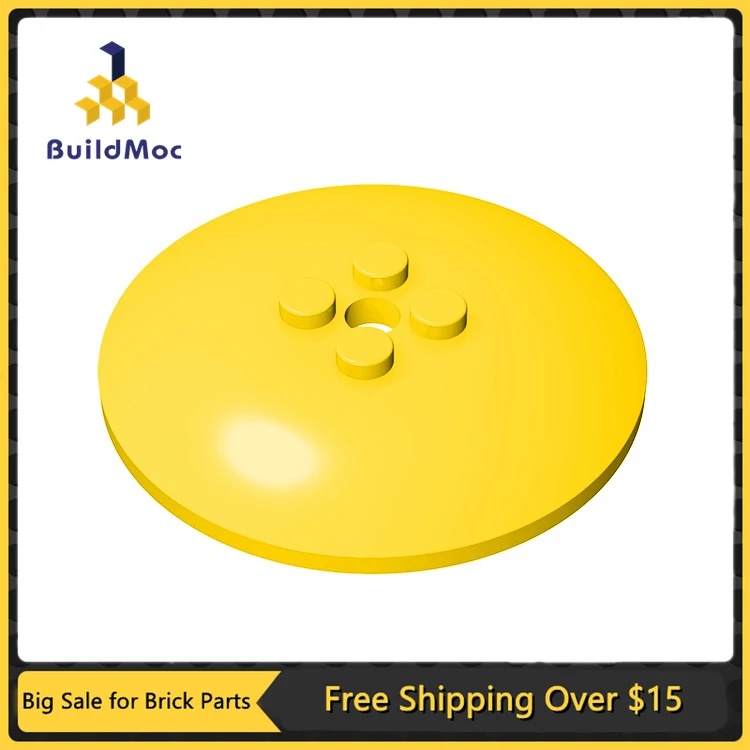 

10 шт. MOC детали 44375 тарелка 6x6 перевернутый радар с твердыми шпильками совместимый кирпич DIY строительный блок частицы детский мозг игрушка подарок