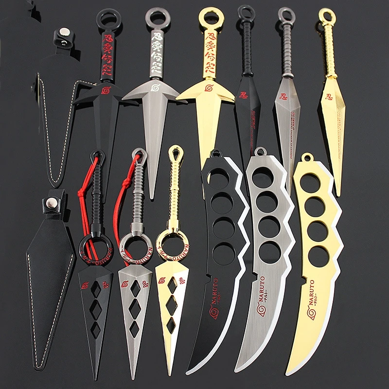 

Hot Anime Sword Model Props Metal Flying Thunder God Kunai Throwing Weapon Knife Action Shuriken Figure Cosplay Toy Boy Gift