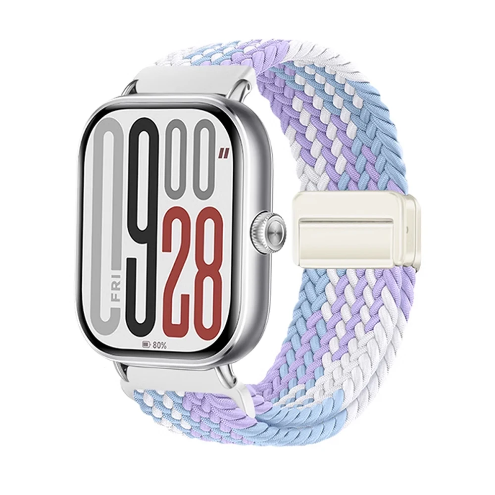 Magnetic Braided Bracelet Watch Strap, 20/22mm