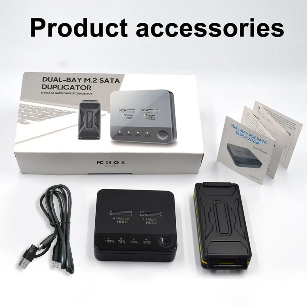 LED 표시기가 있는 SSD 하드 드라이브 복사기, 하드 드라이브 도킹 스테이션, 데이터 변속기, 듀얼 로터, 컴퓨터용 읽기