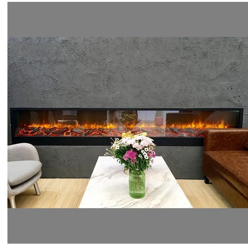 Shipping To Door The 2000mmx400mmx150mm Electric Fireplace with heat function 2
