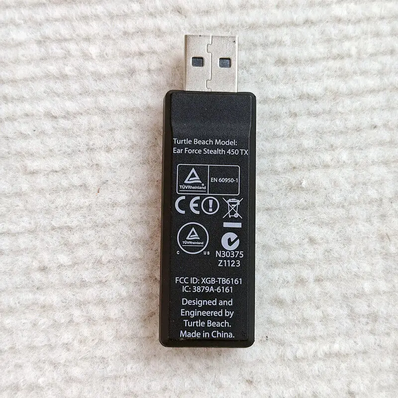 터틀 비치 이어포스 스텔스 450 RX 무선 헤드셋 USB 동글 리시버 이어포스 스텔스 450TX용