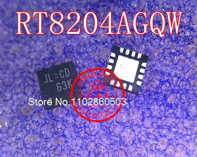 

10PCS/LOT RT8204AGQW JL= JL=CD JL=BD JL=CG JL=BH