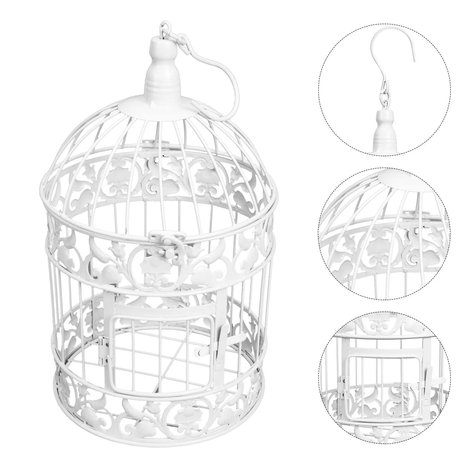

Birdcage Decoration Iron Ornament Photo Prop Scene Layout Wedding Party Outdoor Decorations
