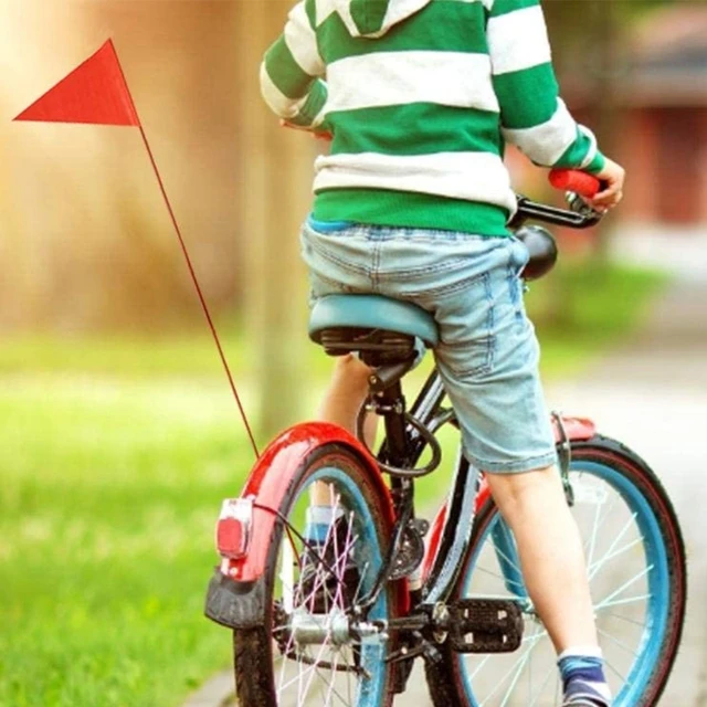 Children Bicycle Flag Safety bicycle pennant Flag For Boys And Girls Cycling,safety flag makes you safer when driving,adult kids 2