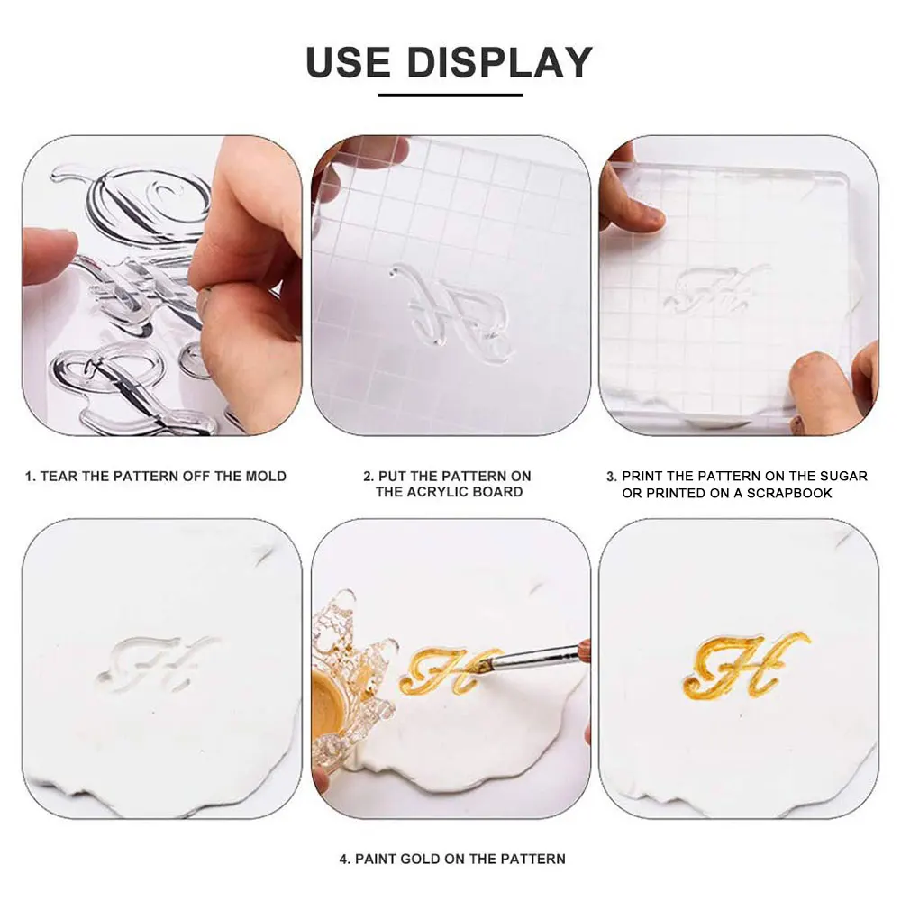 Silicone Transparent Letter Seal for DIY Clear Alphabet Decor Rubber Stamp Sheet Scrapbook Photo Album Paper Card Craft clear stamps clear rubber stamps