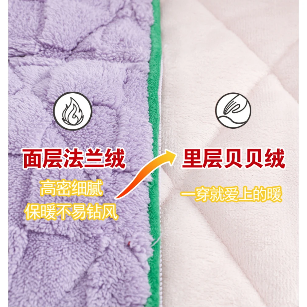 Windproof 3-layer Super Thicken Warm Pajamas for Couples Zipper Hooded Men's Winter Pajama Sets Comfortable Soft Pyjama Homme