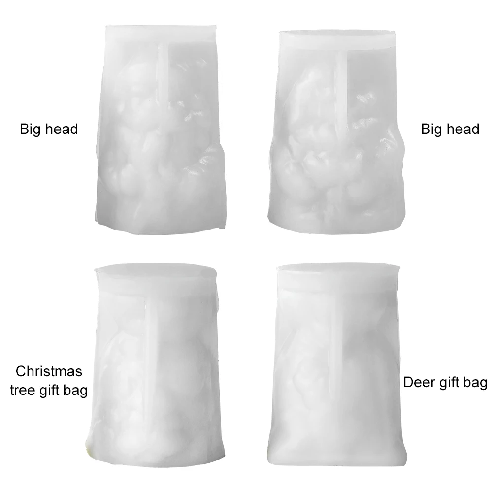 Silicone Christmas Molds for DIY Candle Making and Resin Crafts