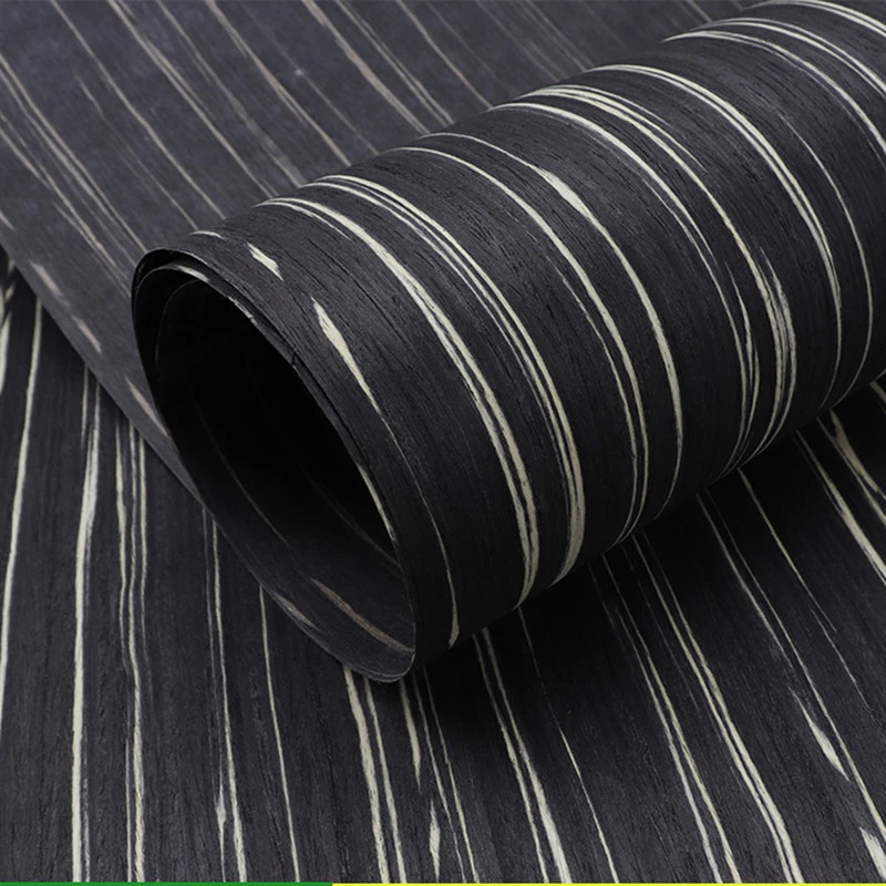 Engineered Veneer Ebony 30-55cm x 2.5m 0.25mm