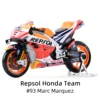 Maisto 1:18 2021 GP Racing Repsol Honda Team Die Cast Vehicles Collectible Motorcycle Model Toys 1