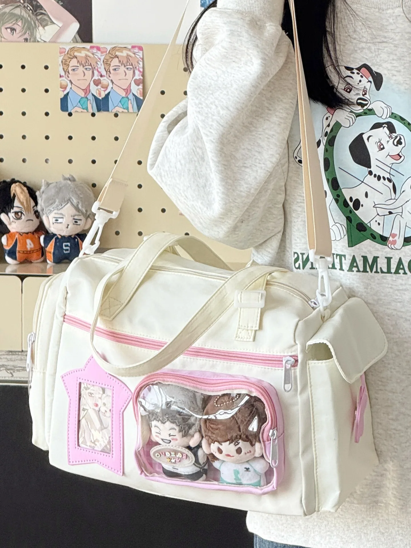 Large Capacity Versatile Shoulder Bag For Women Kawaii Style_voghion.com