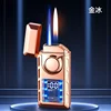 Fashionable Dual Flame Switch Gas Lighter, Digital Display, Arc Ignition, Smart Type-c Rechargeable Lighter, Creative Men's Gift 1