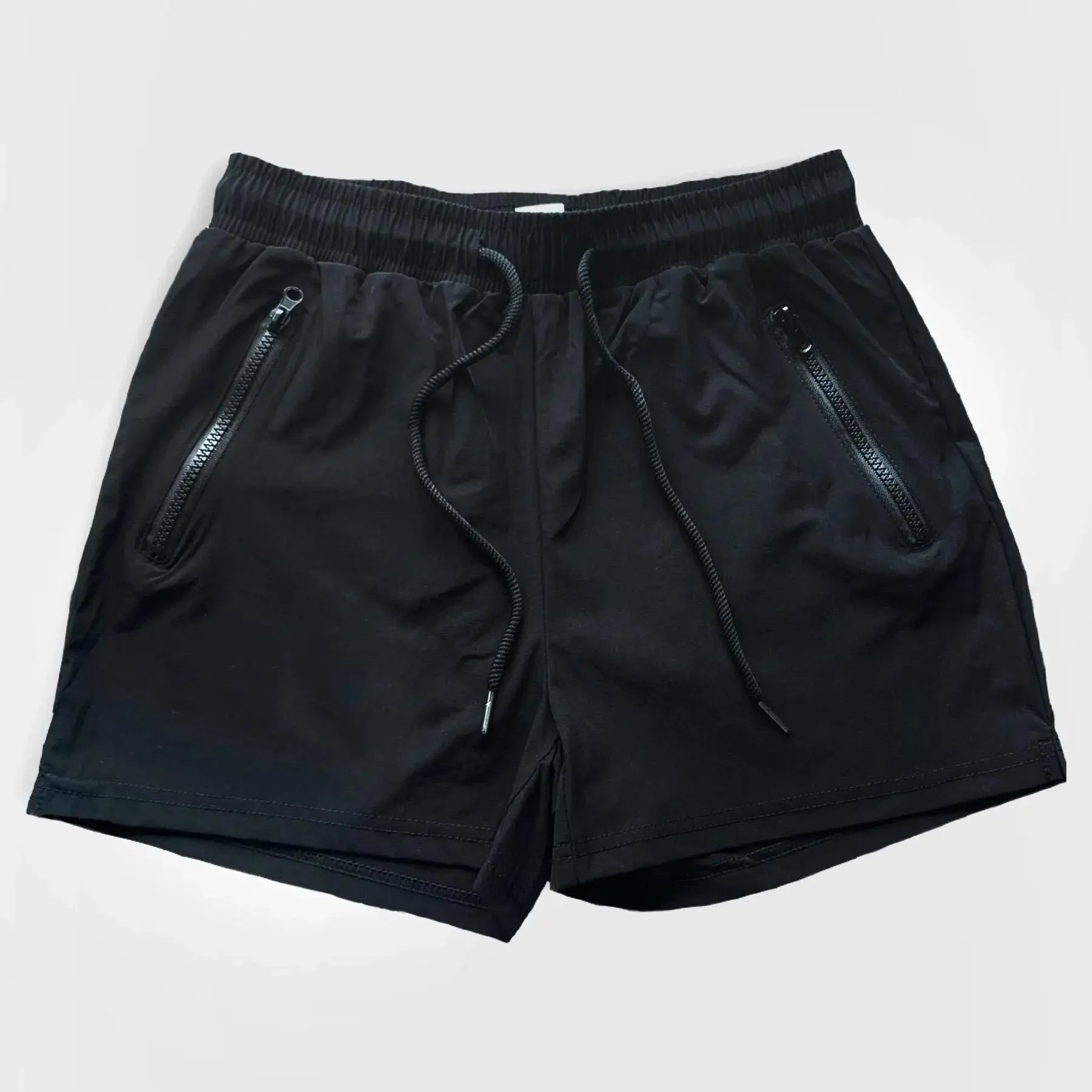 Quick Dry Men's Shorts Summer Mid Waist Uniform Size No Inner Lining Three Quarter Length Skateboarding Sportswear Pants