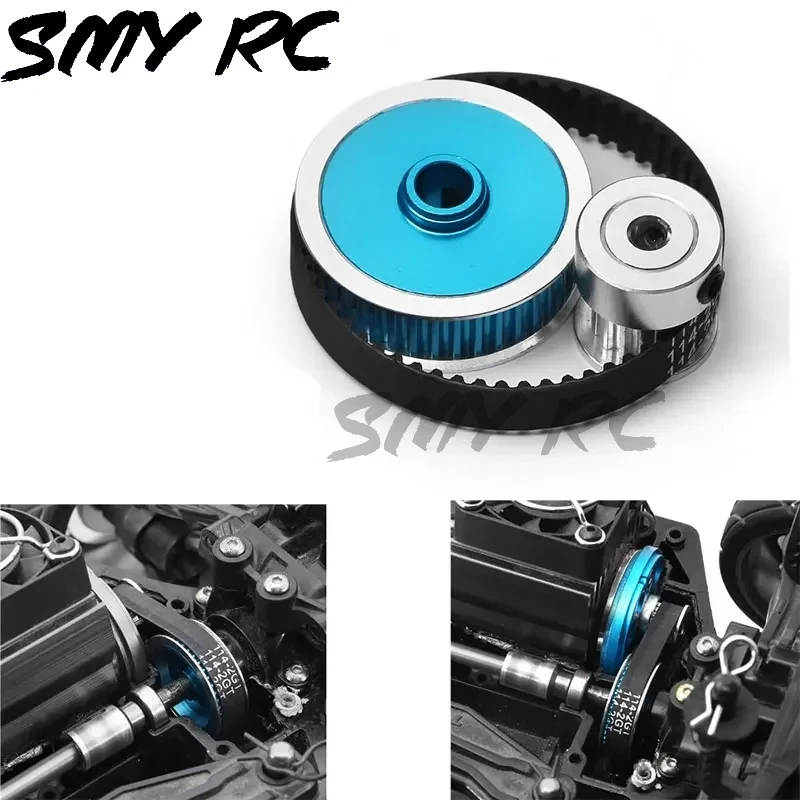 

TAMIYA TT02 Belt Drive Gear 16T 40T Transmission Gears System DIY Modify For 1/10 RC Car Tamiya TT-02