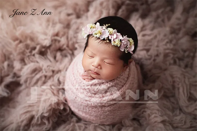 

Jane Z Ann Spring headdress real flower series baby photo head flower newborn photo props studio shooting accesssories