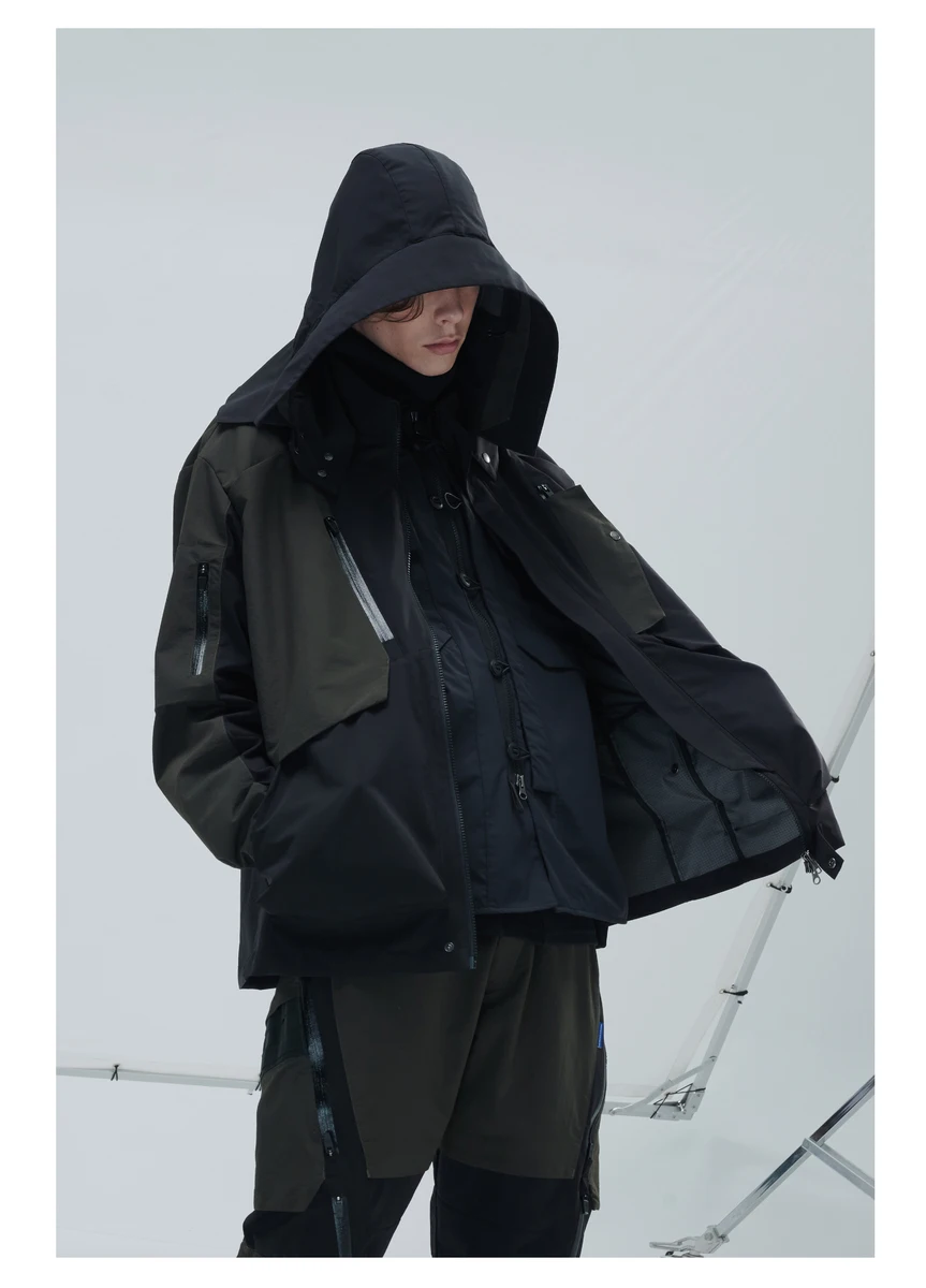 Reindee Lusion 21aw all environmental waterproof multi-pocket jacket four-form assault suit techwear functional