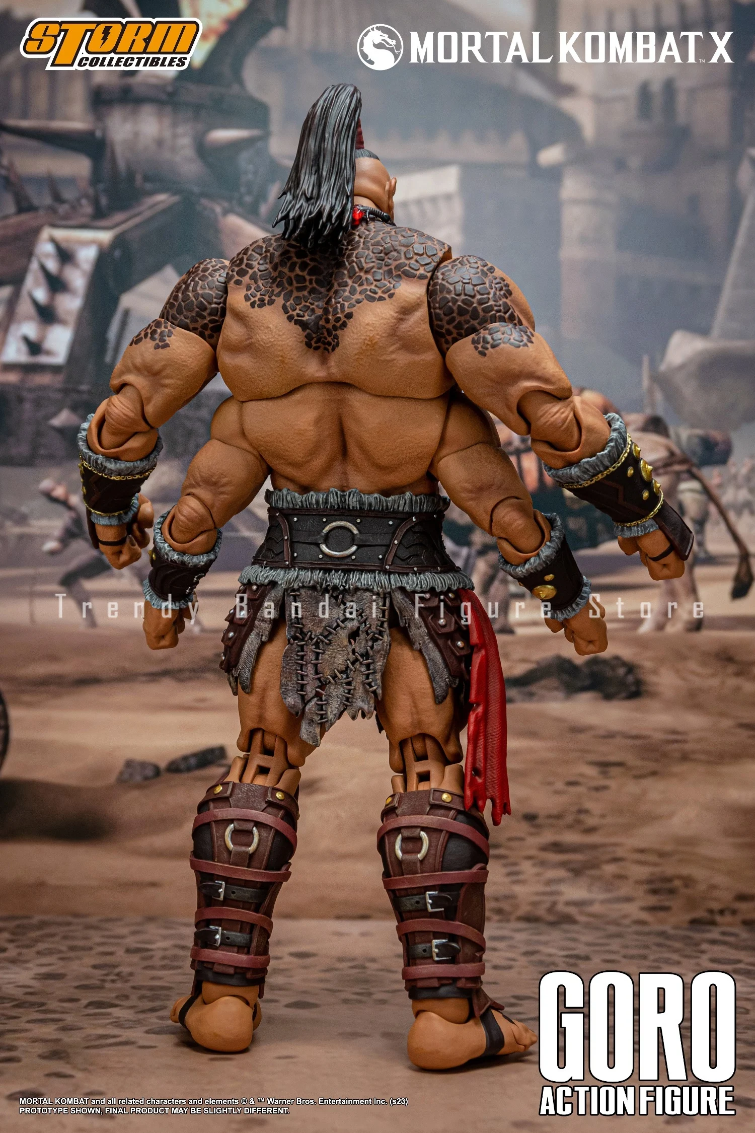 アクションフィギュアストームゴロモータルコンバットフィギュア