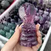 Natural Fluorite Sakyamuni Buddha Carving Polished Reiki Healing Fengshui High Quality Room Decor Energy Gift 1PCS 1